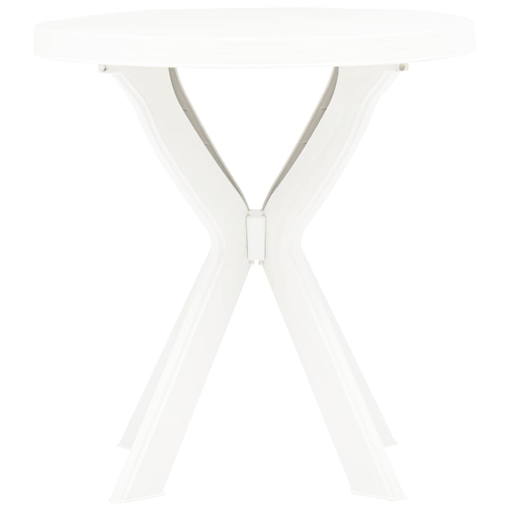 Bistrotisch Weiss Ø70 cm Kunststoff